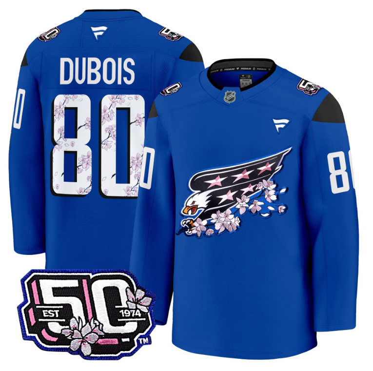 Men Pierre Dubois Jersey #80 Washington Capitals 50th Anniversary Stitched