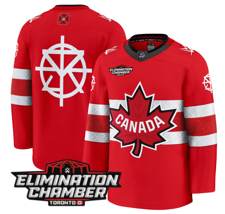 Men Seth Rollins Jersey Elimination Chamber Toronto 2025 Premium Stitched