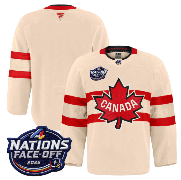 Men Team Jersey Canada 4 Nations Face-Off 2025 Pro Stitched