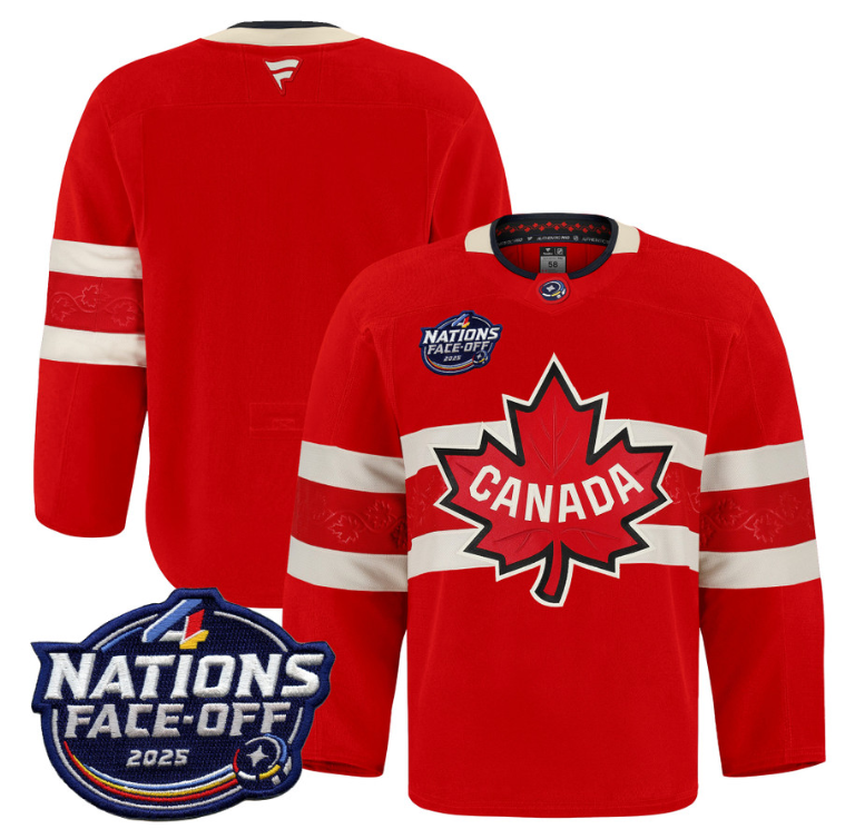Men Team Jersey Canada 4 Nations Face-Off 2025 Pro Stitched