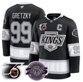 Men Wayne Gretzky Jersey #99 Los Angeles Kings 91-92 75th 25th Anniversary