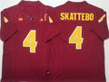 Men's Arizona State Sun Devils #4 Cam Skattebo Red 2025 F.U.S.E. Stitched Jersey