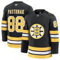 Men's Boston Bruins #88 David Pastrnak Jersey Black 2025 Home Stitched