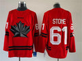 Men's Canada Hockey #61 Mark Stone Red Stitched Jersey