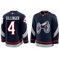 Cole Sillinger Jersey #4 Columbus Blue Jackets 2025 Stadium Series