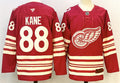 Men's Detroit Red Wings #88 Patrick Kane Jersey Red 2025-26 Centennial Premium Stitched