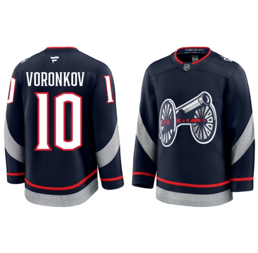 Dmitri Voronkov Jersey #10 Columbus Blue Jackets 2025 Stadium Series