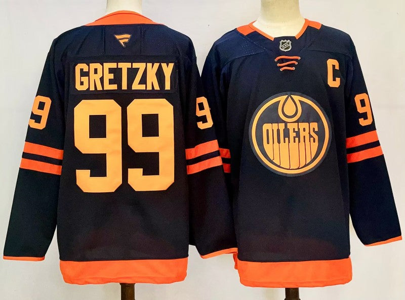 Edmonton Oilers #99 Wayne Gretzky Jersey 2025 Premium Stitched