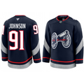 Kent Johnson Jersey #91 Columbus Blue Jackets 2025 Stadium Series