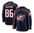 Men’s Kirill Marchenko Jersey #86 Columbus Blue Jackets Navy All Stitched