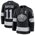Men's Los Angeles Kings #11 Anze Kopitar Black Alternate Stitched Jersey