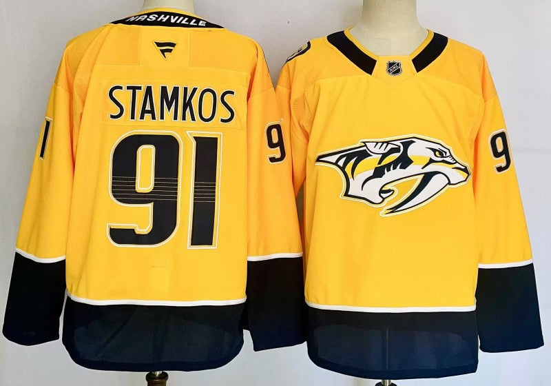 Nashville Predators #91 Steven Stamkos Jersey 2025 Premium Stitched
