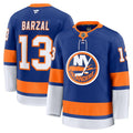 New York Islanders #13 Mathew Barzal Home Premium Jersey 2025 Premium Stitched