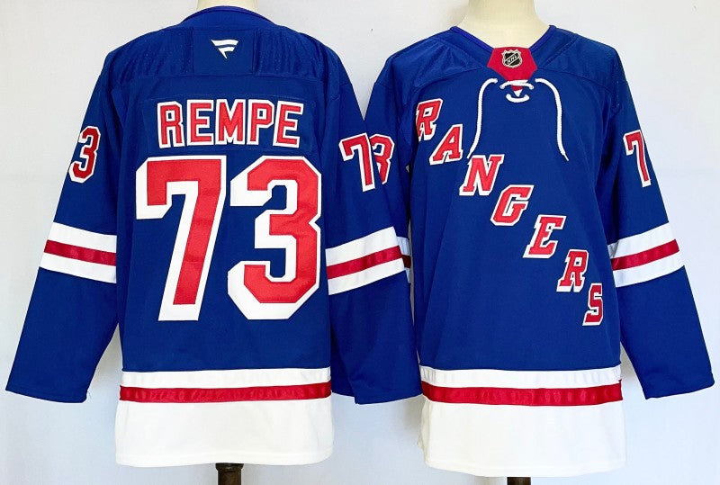 New York Rangers #73 Matt Rempe Jersey 2025 Premium Stitched