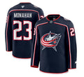 Men’s Sean Monahan Jersey #23 Columbus Blue Jackets Navy All Stitched