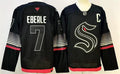 Men's Seattle Kraken #7 Jordan Eberle Black 2026 Alternate Stitched Hockey Jersey