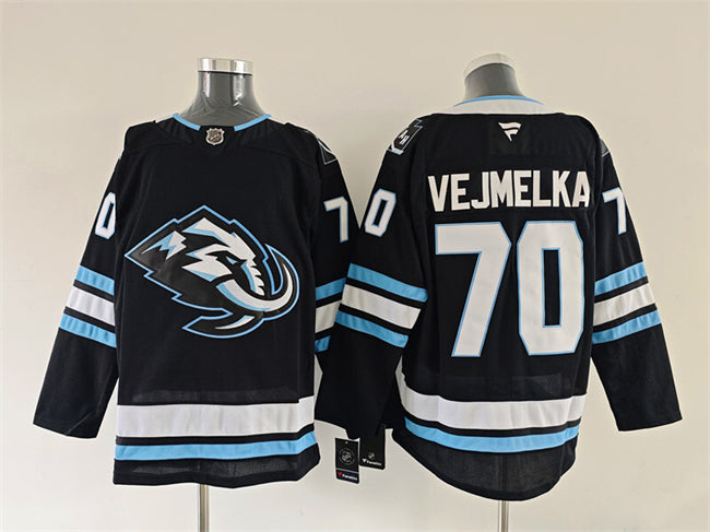 Men's Utah #70 Karel Vejmelka Navy 2025 Stitched Jersey
