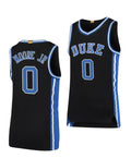 Men's #0 Wendell Moore Jr Jersey Duke Blue Devils College Basketball Jerseys Black