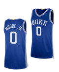 Men's #0 Wendell Moore Jr Jersey Duke Blue Devils College Basketball Jerseys Blue