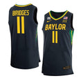 Men's #11 Jalen Bridges Jersey Baylor Bears College Basketball Jerseys Black