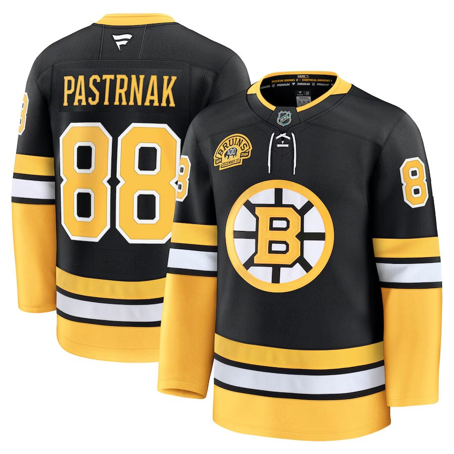 Boston Bruins #88 David Pastrnak Jersey 2025 Premium Stitched