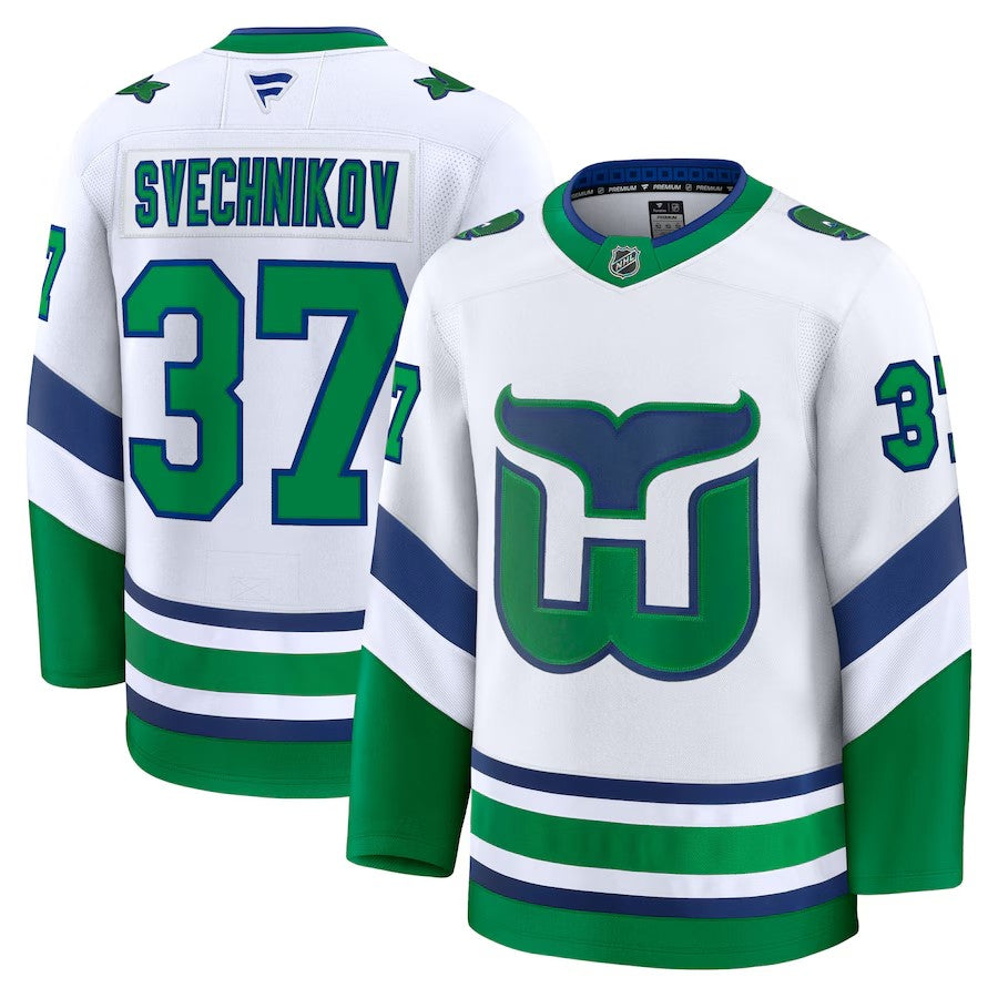 Carolina Hurricanes #37 Andrei Svechnikov Jersey 2025 Premium Stitched