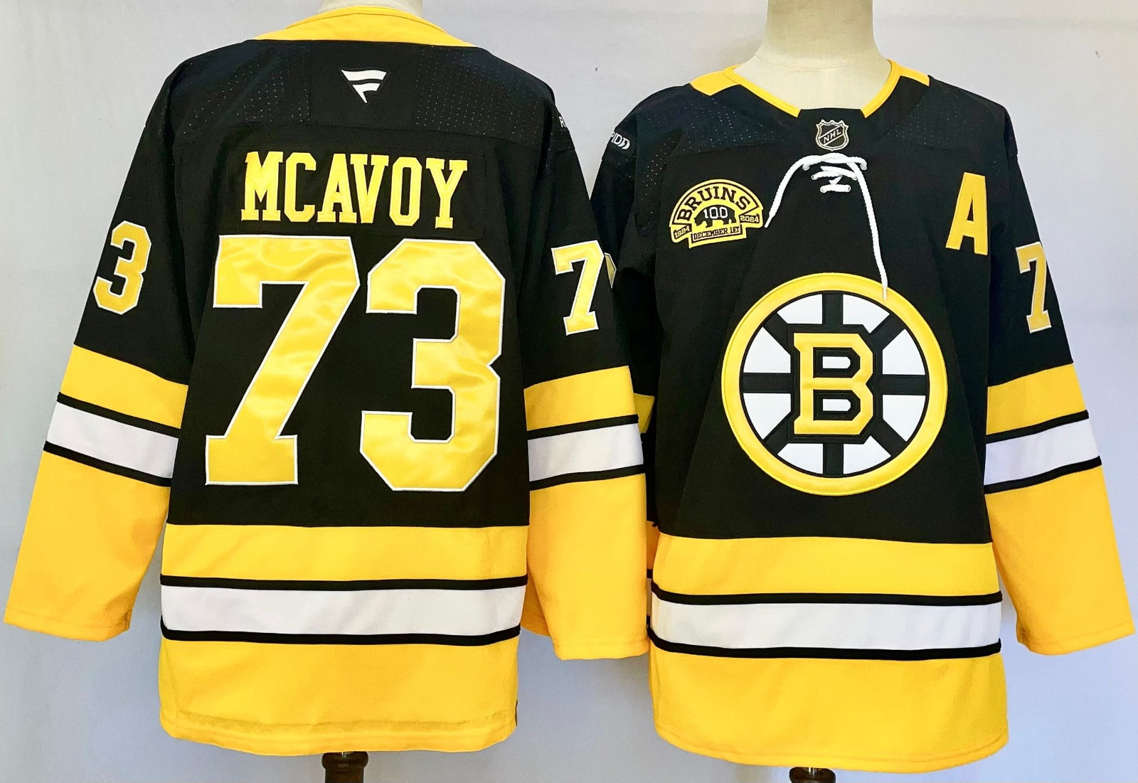 Men’s Charlie McAvoy Jersey #73 Boston Bruins Black Stitched