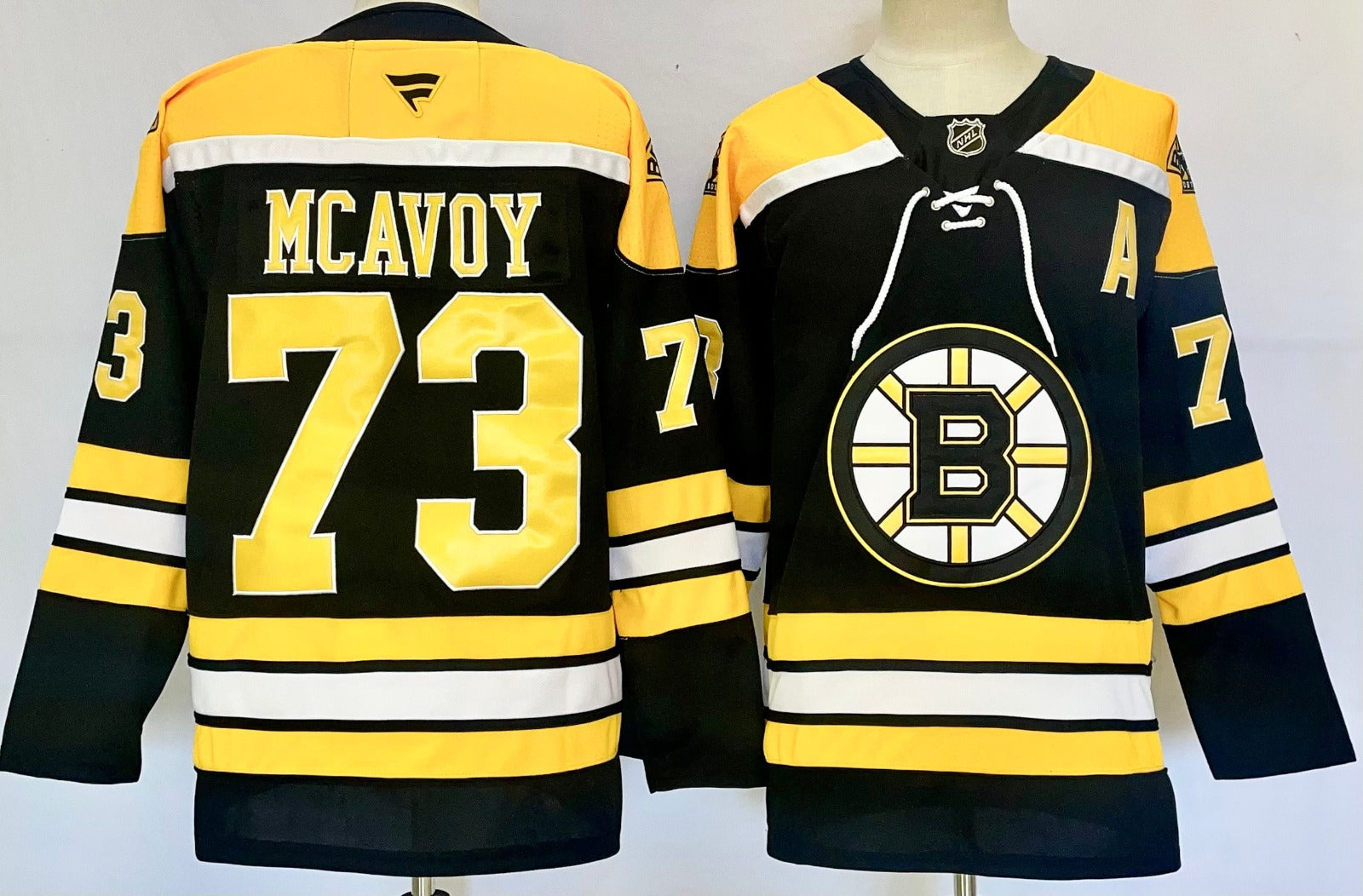 Men’s Charlie McAvoy Jersey #73 Boston Bruins Black Stitched