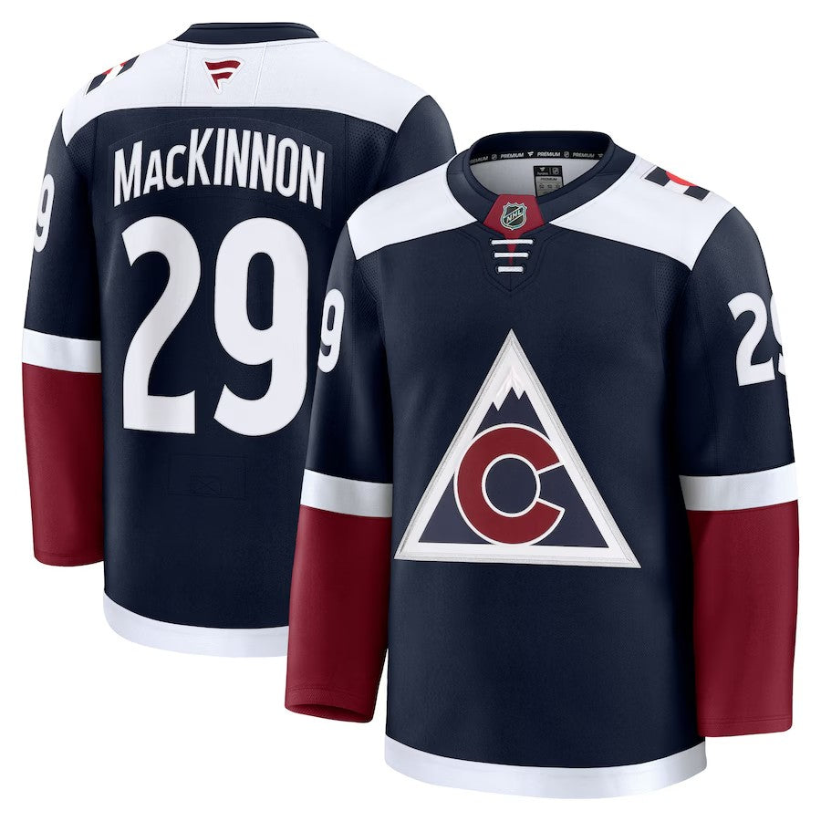 Colorado Avalanche #29 Nathan MacKinnon Jersey 2025 Premium Stitched
