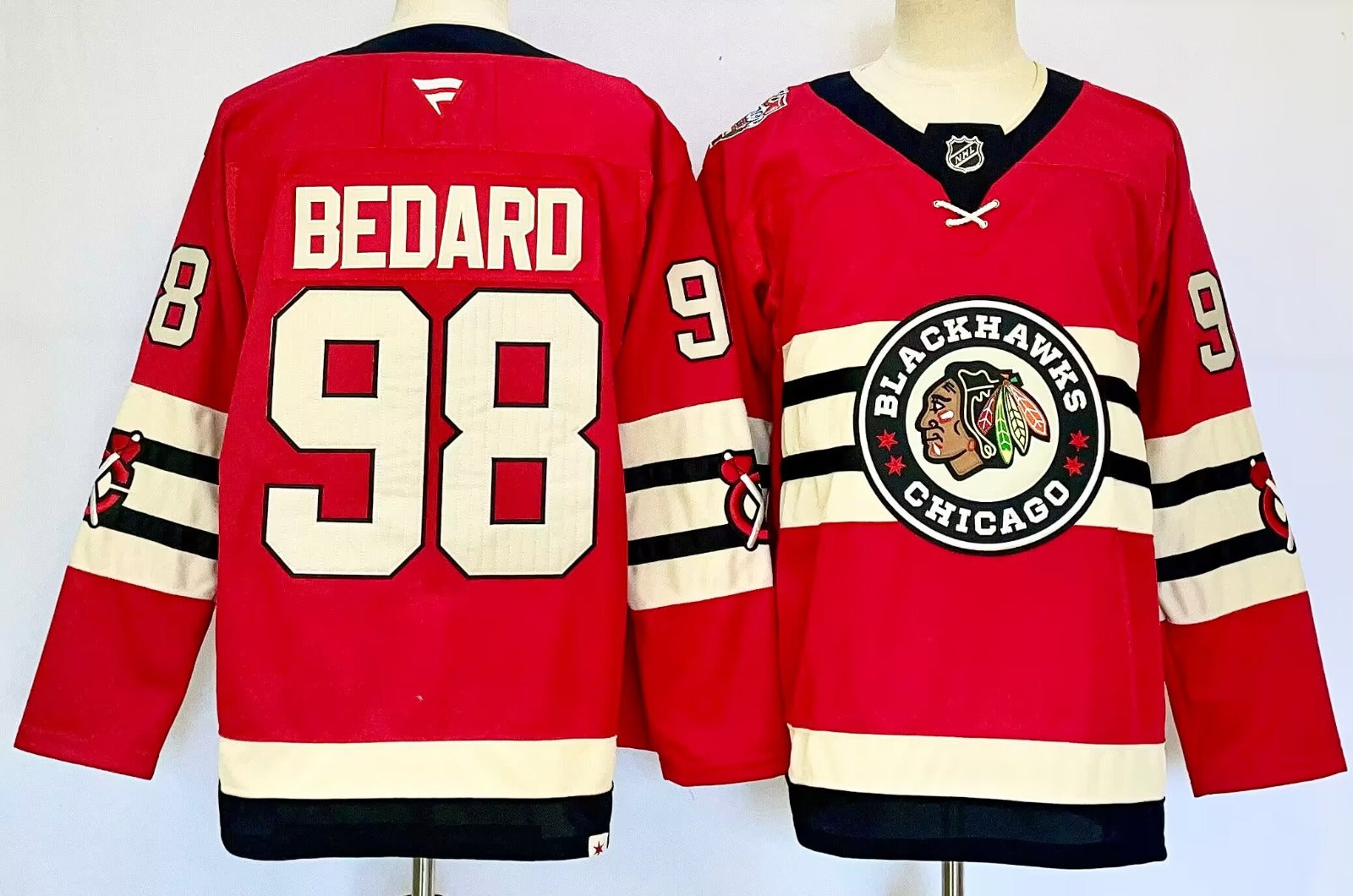 Men’s Connor Bedard Jersey #98 Chicago Blackhawks 2025