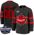 Men's Custom Canada Jersey 4 Nations Face-Off 2025 Premium All Stitched
