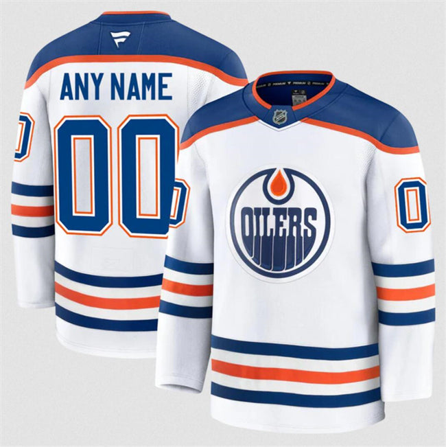 Custom Edmonton Oilers Jersey Name, Number 2025 Premium Stitched