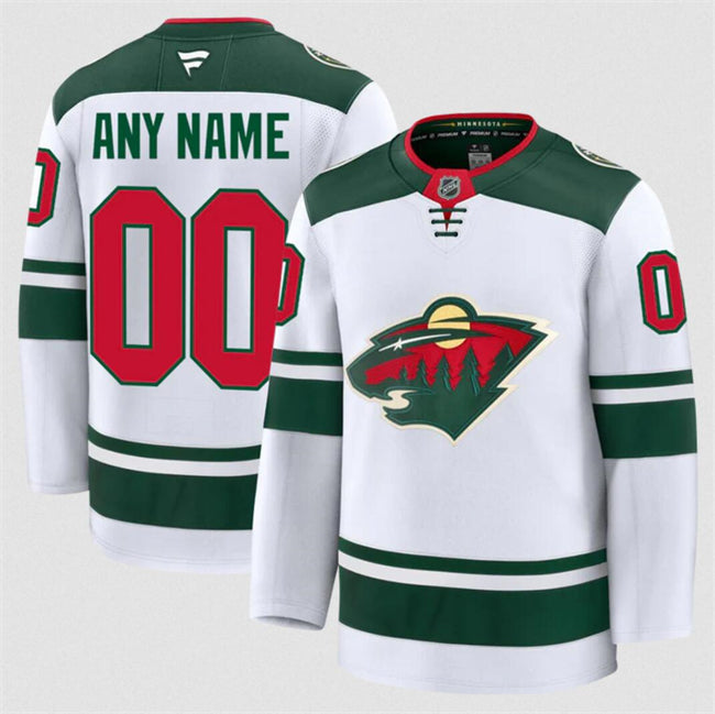Custom Minnesota Wild Jersey Name, Number 2025 Premium Stitched