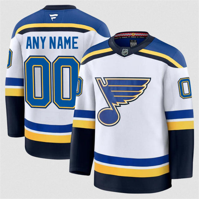 Custom St. Louis Blues Jersey Name, Number 2025 Premium Stitched