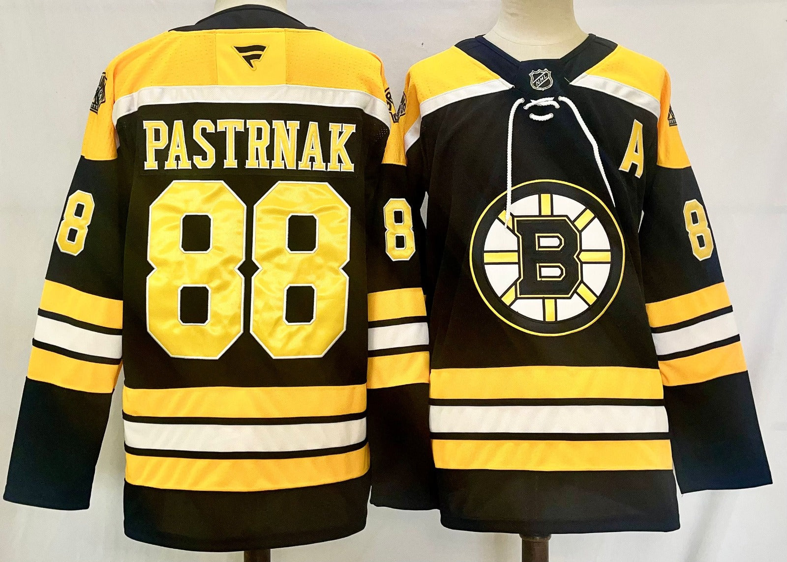 Men’s David Pastrnak Jersey #88 Boston Bruins Black Stitched