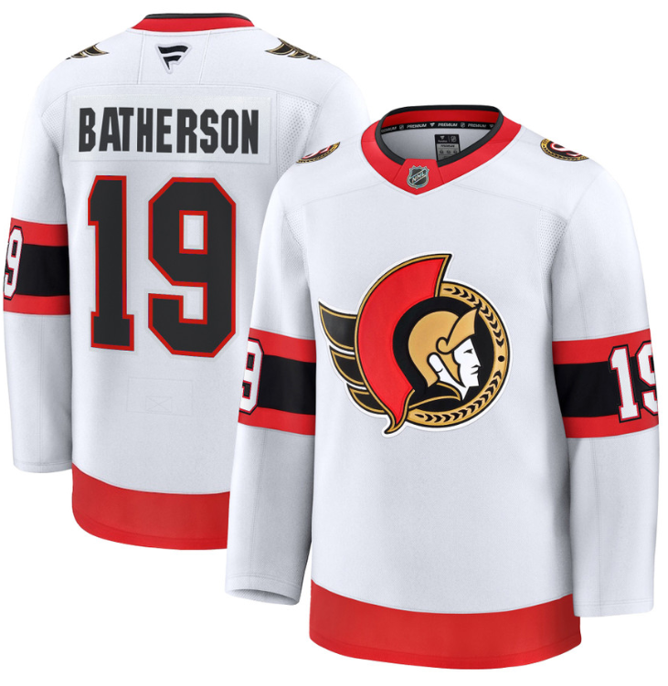 Men's Drake Batherson Jersey #19 Ottawa Senators 2025 Premium Away All Stitched