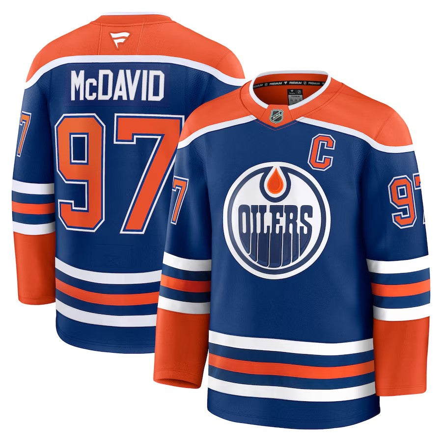 Edmonton Oilers #97 Connor McDavid Jersey 2025 Premium Stitched