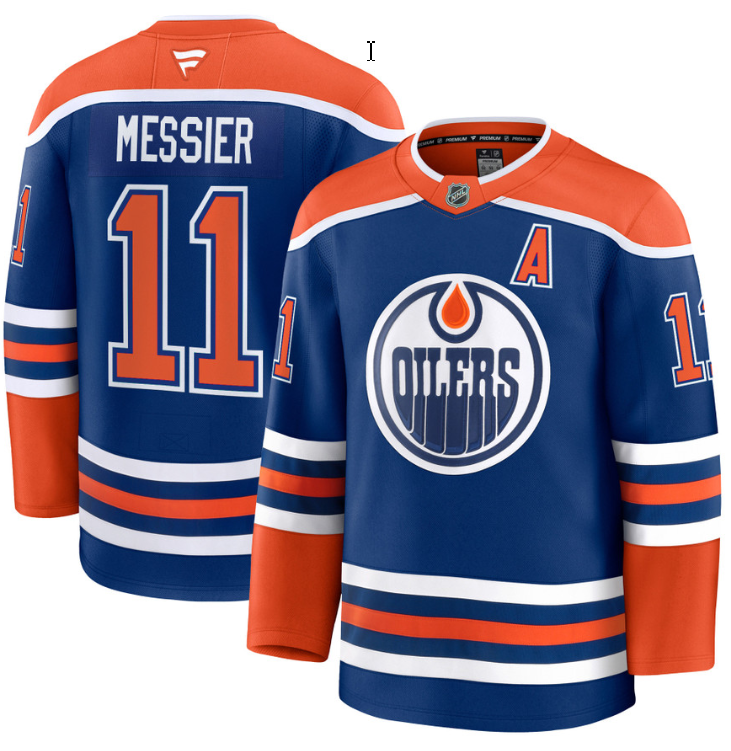 Men's Mark Messier Jersey #11 Edmonton Oilers 2025 Premium Away All Stitched