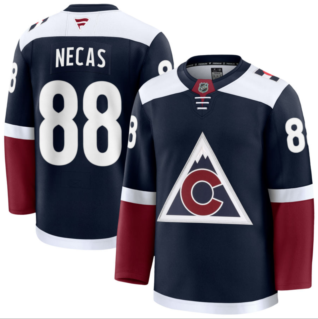Men's Martin Necas Jersey #88 Colorado Avalanche All Stitched