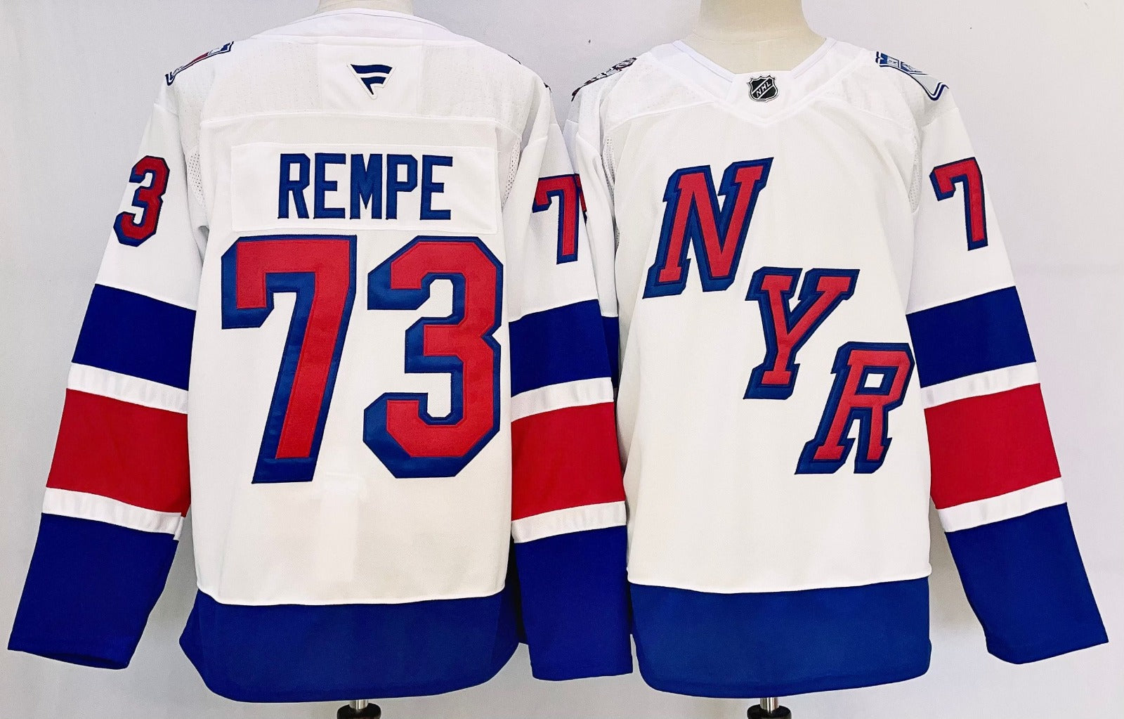 Men’s Matt Rempe Jersey #73 New York Rangers