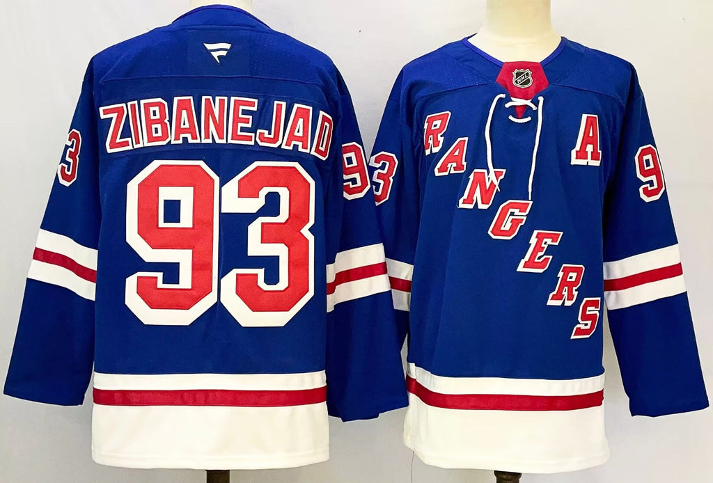 Men’s Mika Zibanejad Jersey #93 New York Rangers