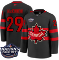 Men's Nathan MacKinnon Jersey #29 Canada 4 Nations Face-Off 2025 Stitched