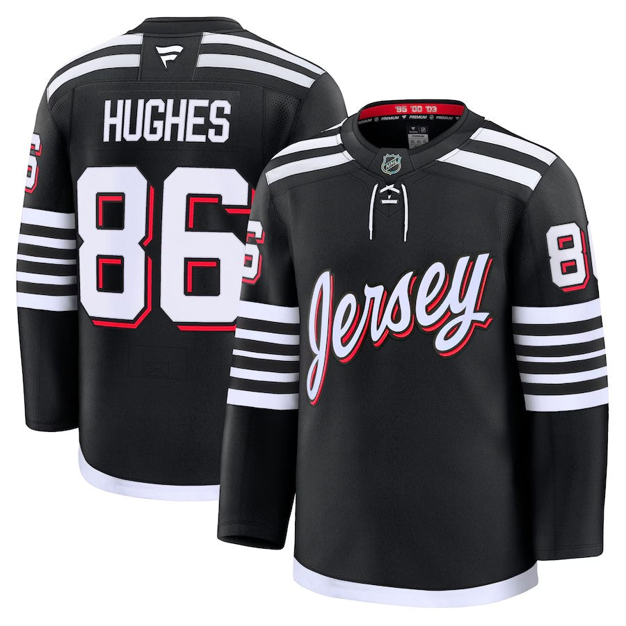 New Jersey Devils #86 Jack Hughes Jersey 2025 Premium Stitched