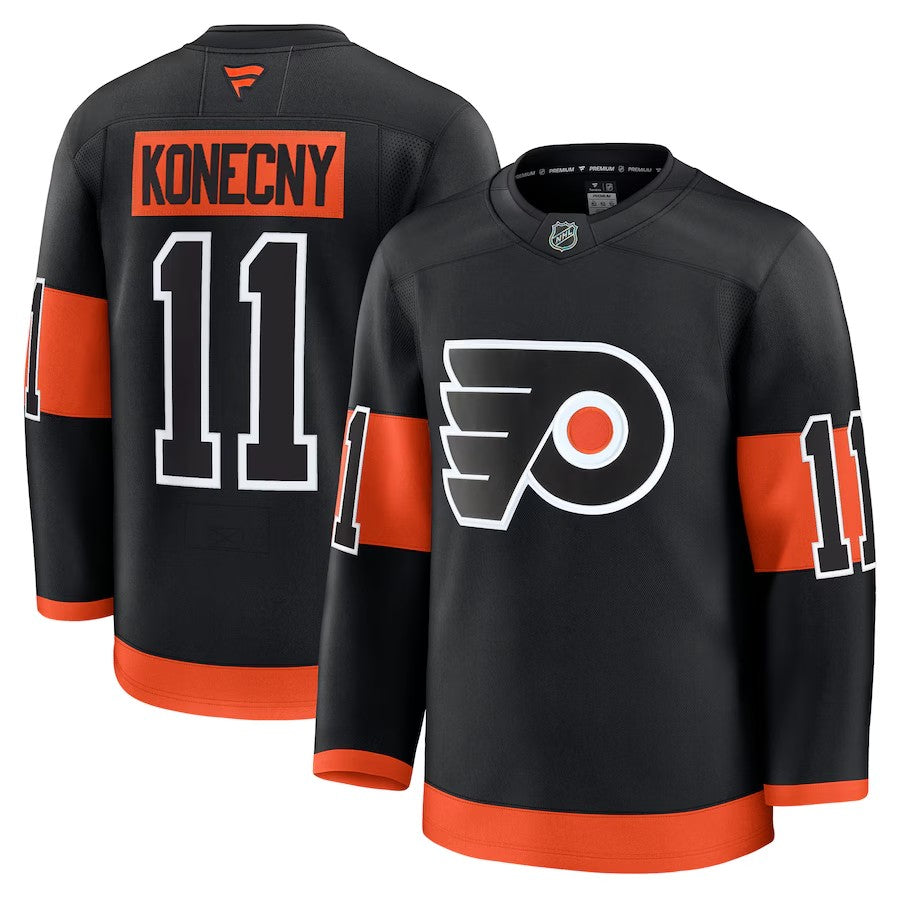 Philadelphia Flyers #11 Travis Konecny Jersey 2025 Premium Stitched