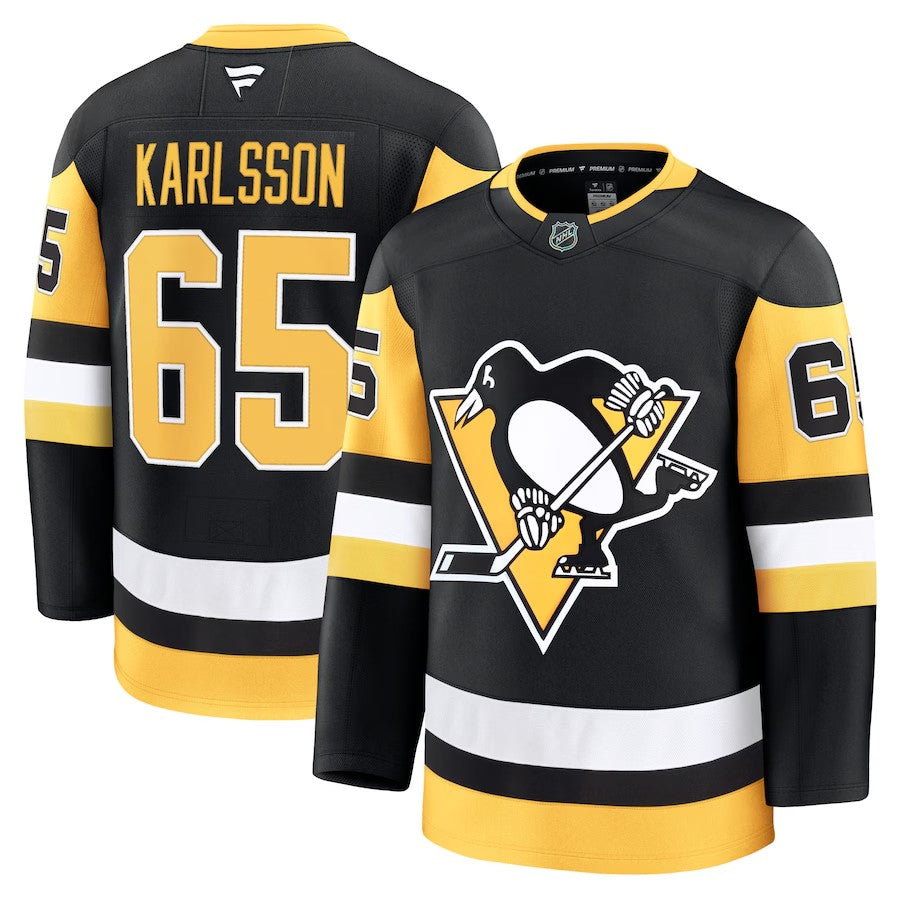 Pittsburgh Penguins #65 Erik Karlsson Jersey 2025 Premium Stitched