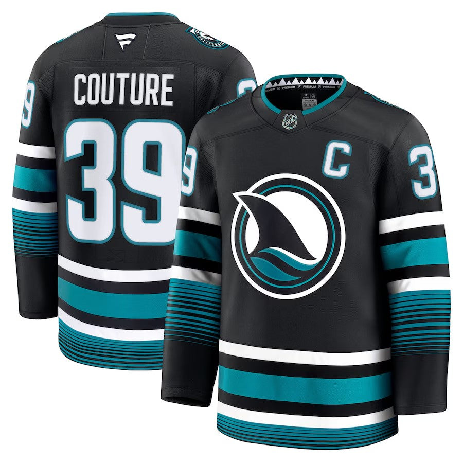 San Jose Sharks #39 Logan Couture Jersey 2025 Premium Stitched