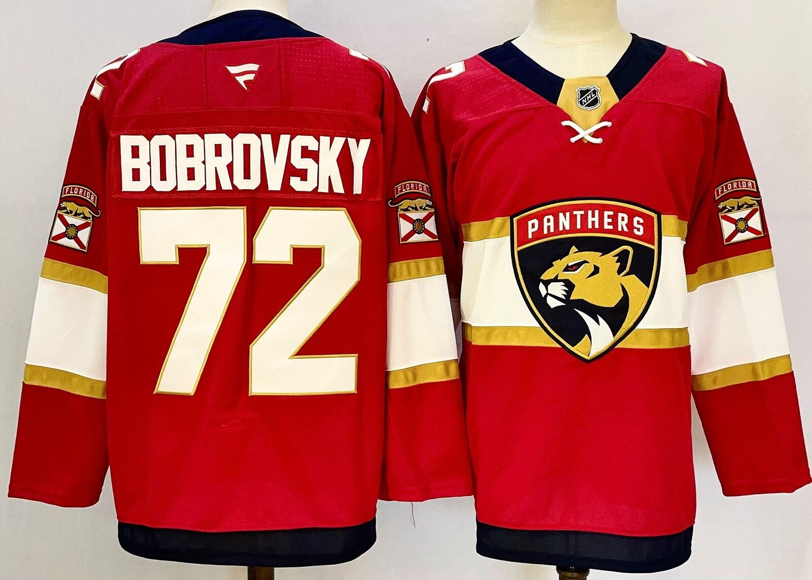Men’s Sergei Bobrovsky Jersey #72 Florida Panthers