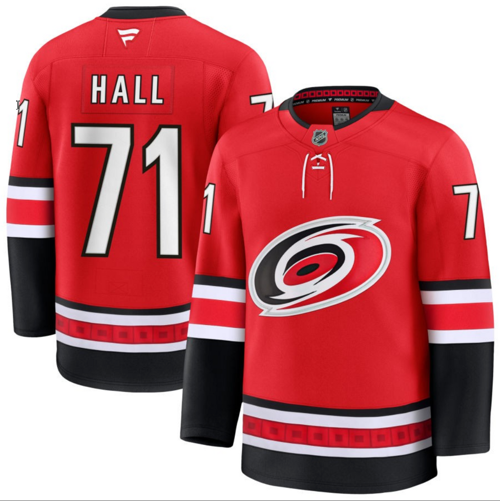 Men's Taylor Hall Jersey #71 Carolina Hurricanes All Stitched
