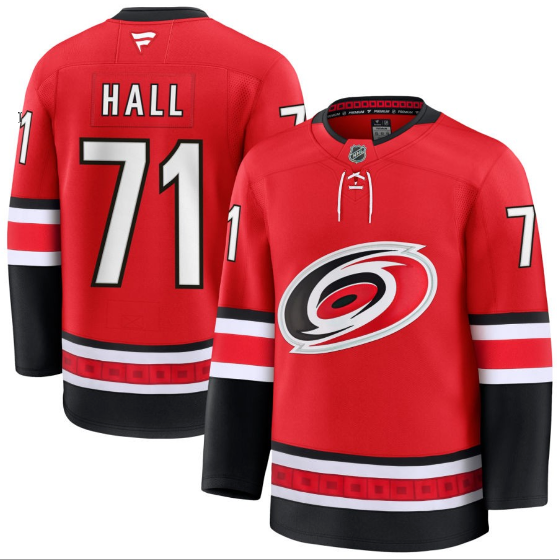 Men's Taylor Hall Jersey #71 Carolina Hurricanes All Stitched