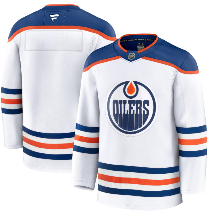 Men's Team Jersey Edmonton Oilers 2025 Premium Away All Stitched
